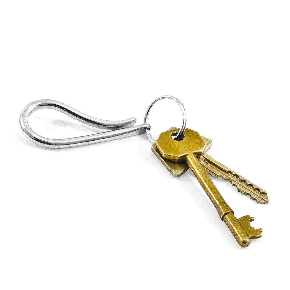 Byron Everyday Carry Silver Keyring