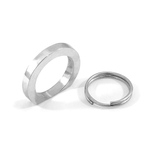 Cason Everyday Carry Silver Keyring