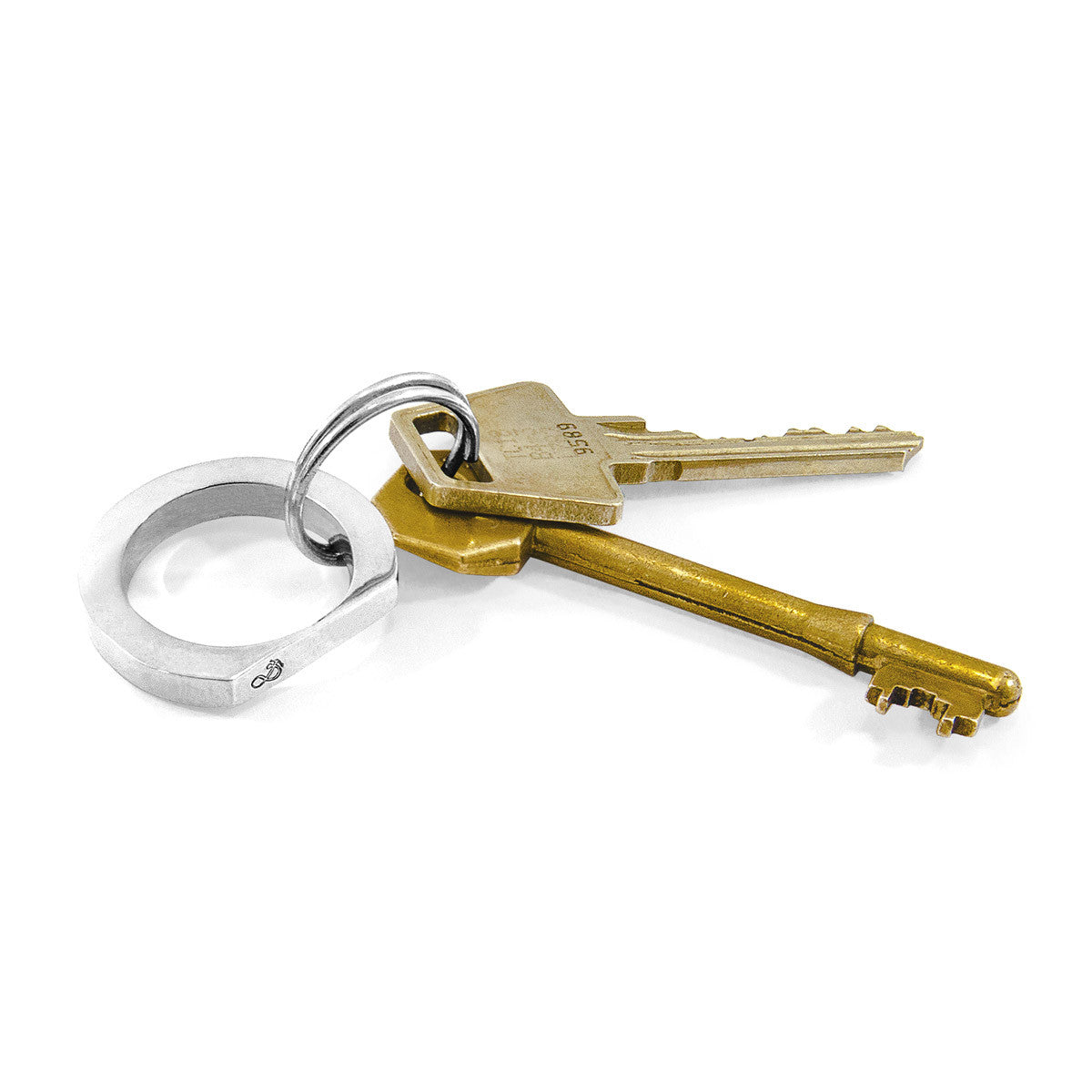 Cason Everyday Carry Silver Keyring