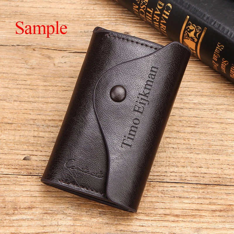 Custom Laser Engraving Service for Wallets Personalized Logo Text DIY