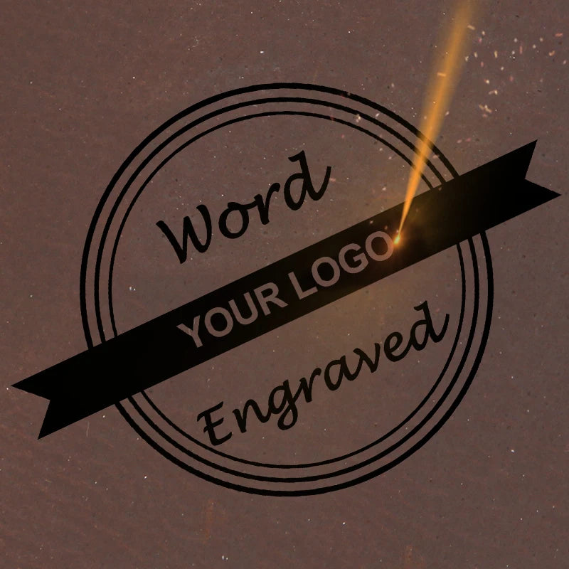 Custom Laser Engraving Service for Wallets Personalized Logo Text DIY