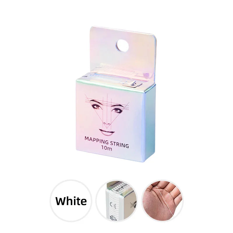 10m Eyebrow Mapping Thread Pre-Inked Microblading PMU Marker String